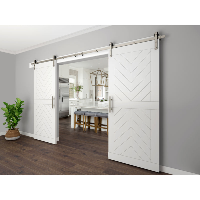 National Hardware Madison Satin Nickel Silver Steel Pull Handle 1 pc