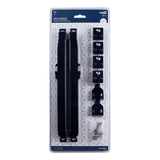 National Hardware Matte Black Plastic Soft Close Kit 1 pc