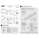 National Hardware Builder Matte Black Steel Barn Door Hanger Kit 1 pc