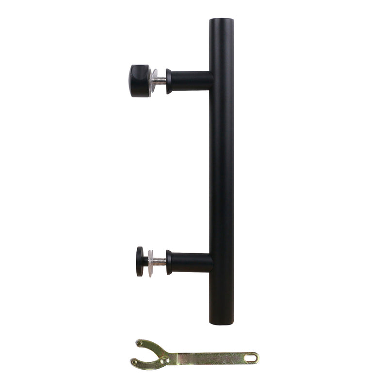 National Hardware Madison Matte Black Steel Pull Handle 1 pc