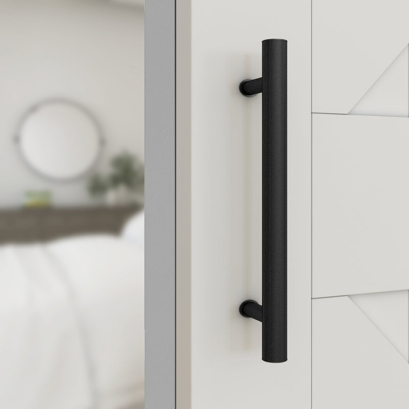 National Hardware Madison Matte Black Steel Pull Handle 1 pc