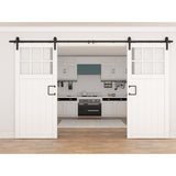 National Hardware Troy Matte Black Steel Pull Handle 1 pc