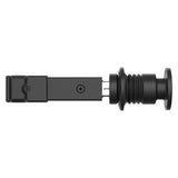 National Hardware Matte Steel/Zinc Sliding Door Lock