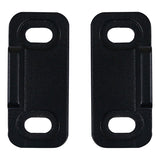 National Hardware Matte Black Aluminum Double Floor Guide 1 pc