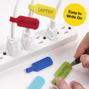 Wrap-It Cable Labels 2.25 in. L Assorted Polypropylene Cable Labels