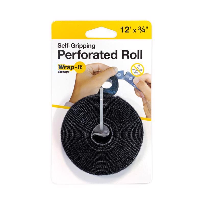 PERFORATED ROLL BLK 12'
