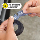 Wrap-It Perforated Roll 12 ft. L Black Polypropylene Perforated Roll