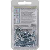 Bore-Fast 3/16 in. D X 1-1/2 in. L Steel Pan Head Screw and Anchor 25 pc