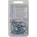 Bore-Fast 3/16 in. D X 1-1/2 in. L Steel Pan Head Screw and Anchor 25 pc