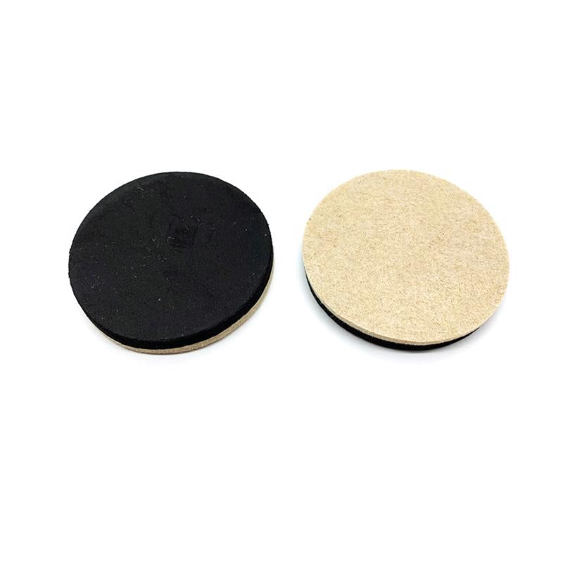 Projex Brown 3-1/2 in. Adhesive Felt Sliding Discs 4 pk