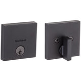 Kwikset Downtown Matte Black Zinc Single Cylinder Smart Key Deadbolt