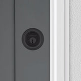Kwikset Matte Black SmartKey Deadbolt 2-3/4 in.
