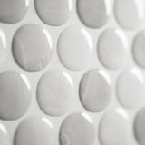 Smart Tiles 8.95 in. W X 8.97 in. L Gray Glazed Vinyl Adhesive Wall Tile 4 pc