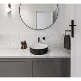 Smart Tiles 8.95 in. W X 8.97 in. L Gray Glazed Vinyl Adhesive Wall Tile 4 pc