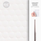 Smart Tiles 8.95 in. W X 8.98 in. L White Glazed Vinyl Adhesive Wall Tile 4 pc