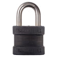 PADLOCK BLACK KEYED 1PK