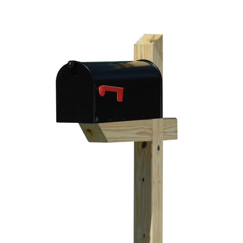 ProWood 72 in. Natural Brown Pressure Treated Wood Mailbox Post