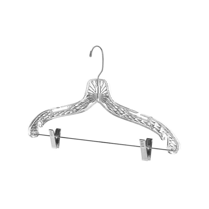 Whitmor 9.5 in. H X 16.75 in. W X 1 in. L Plastic Clear Suit Hanger 2 pk