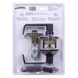 Brinks Commercial Matte Black Passage Lever 2 in.