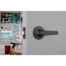 Brinks Commercial Matte Black Passage Lever 2 in.
