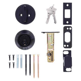 Brinks Commercial Matte Black Zinc Single Cylinder Deadbolt