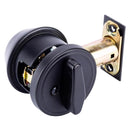 Brinks Commercial Matte Black Zinc Single Cylinder Deadbolt
