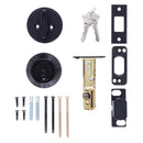 Brinks Commercial Matte Black Zinc Single Cylinder Deadbolt