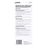 Brinks Commercial Matte Black Stainless Steel Door Strike 1 pc