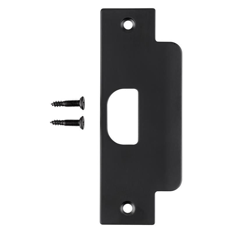 Brinks Commercial Matte Black Stainless Steel Door Strike 1 pc