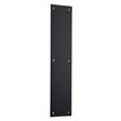 PUSH PLATE MATE BLK 15"L