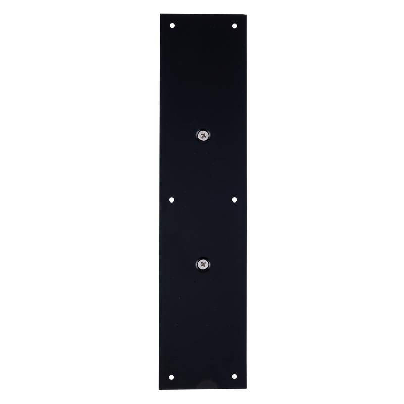 Brinks Commercial 15 in. L Matte Black Stainless Steel Pull Plate