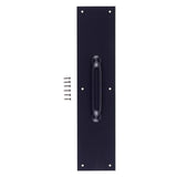 Brinks Commercial 15 in. L Matte Black Stainless Steel Pull Plate