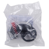 Brinks Commercial Steel Matte Brass/Black Door Stop Mounts to floor 1.75 in.