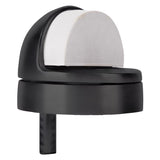 Brinks Commercial Steel Matte Brass/Black Door Stop Mounts to floor 1.75 in.
