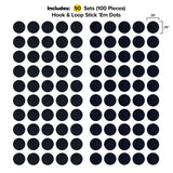 Wrap-It Stick 'Em Small Plastic Hook and Loop Fastener 0.75 in. L 50 pk