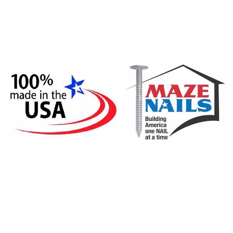 Maze 3D 1.25 in. Trim Stainless Steel Nail Flat Head 1 lb