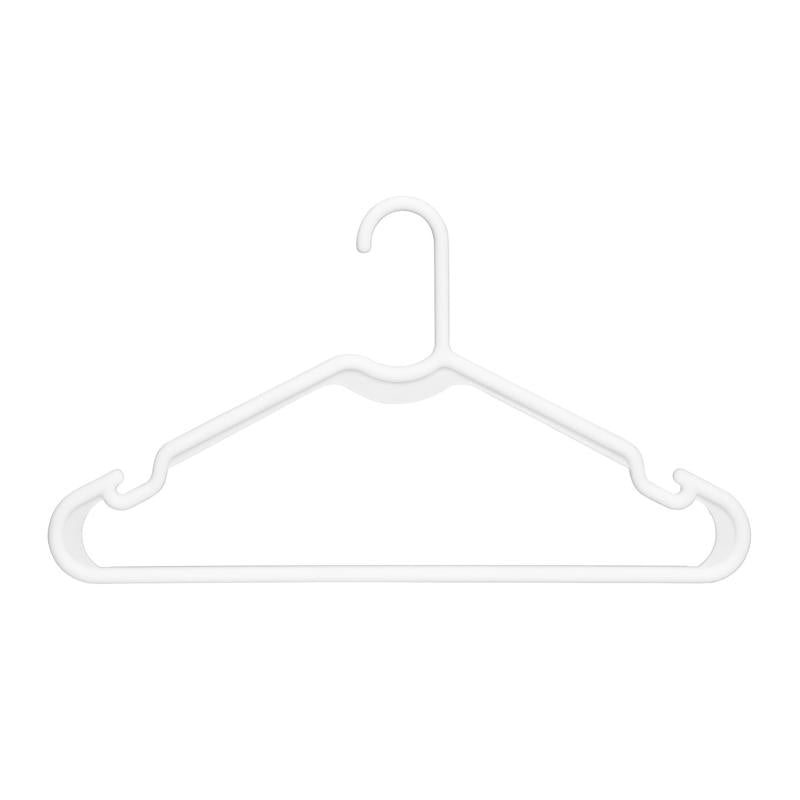 Whitmor Plastic White Hanger 3 pk