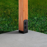 Simpson Strong-Tie APVB 6.75 in. H X 3 in. W 16 Ga. Steel Adjustable Post Base