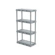 4-TIER SHELVING UNT GRAY