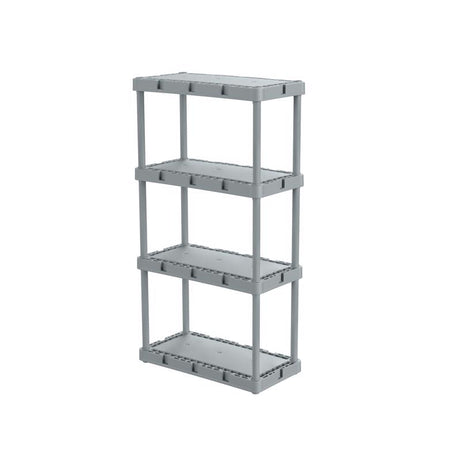 4-TIER SHELVING UNT GRAY