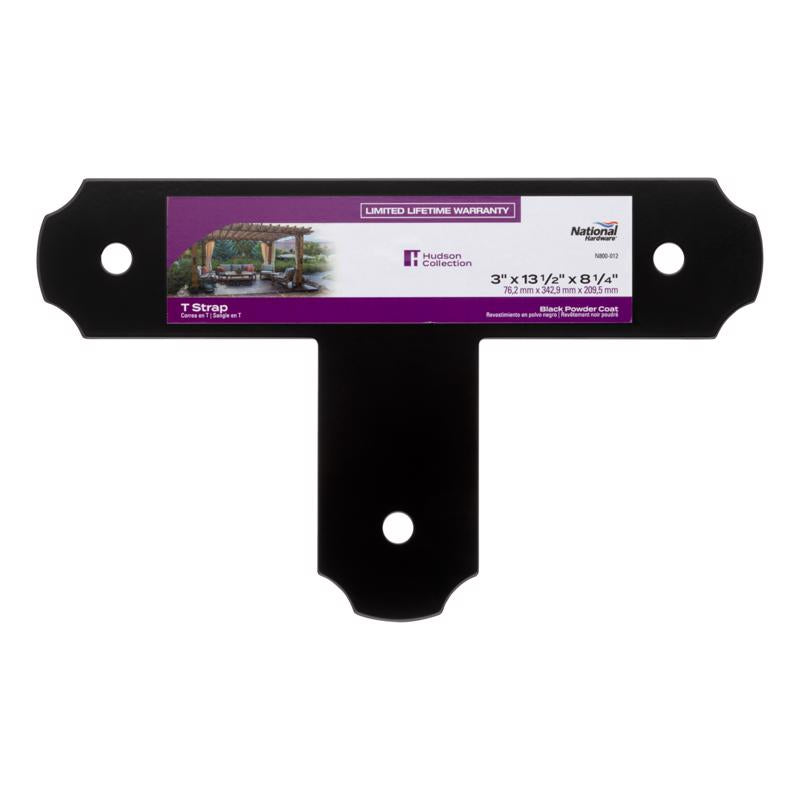 National Hardware Hartley 3 in. H X 8.25 in. W X 13.5 in. L Storm Shine Steel T-Plate