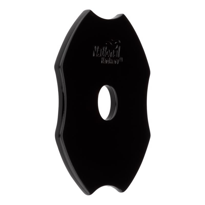 DECORATIVE WASHER BLK 3"