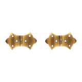 National Hardware 3.06 in. L Antique Brass Brass Butterfly Hinge 1 pk
