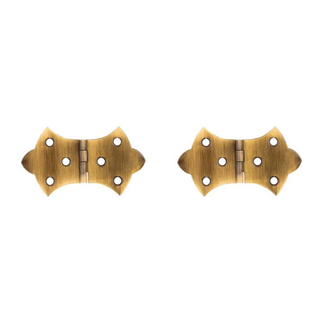 National Hardware 3.06 in. L Antique Brass Brass Butterfly Hinge 1 pk