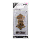 National Hardware 3.06 in. L Antique Brass Brass Butterfly Hinge 1 pk