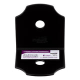 National Hardware Hartley 3 in. H X 3 in. W X 3-1/4 in. D Black Steel Flat Corner Brace