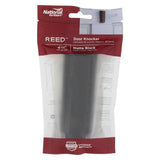 National Hardware Reed 4.75 in. L Matte Black Brass Door Knocker