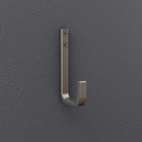 National Hardware Reed Satin Nickel Steel 4 in. L Hook 60 lb 1 pk