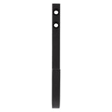 National Hardware Reed Medium Matte Black Black Steel 4 in. L Hook 60 lb 1 pk
