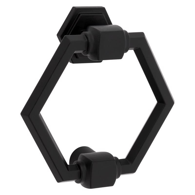 DOOR KNOCKER MATE BLK 4"